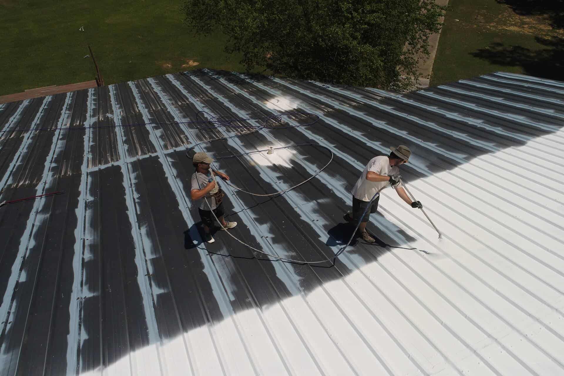 airless spray roof painting made easy