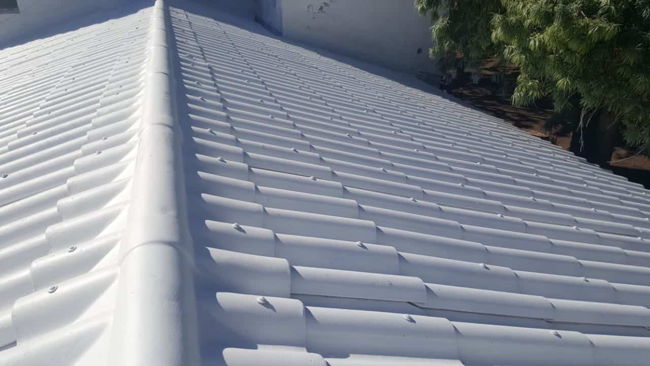asbestos roof painting